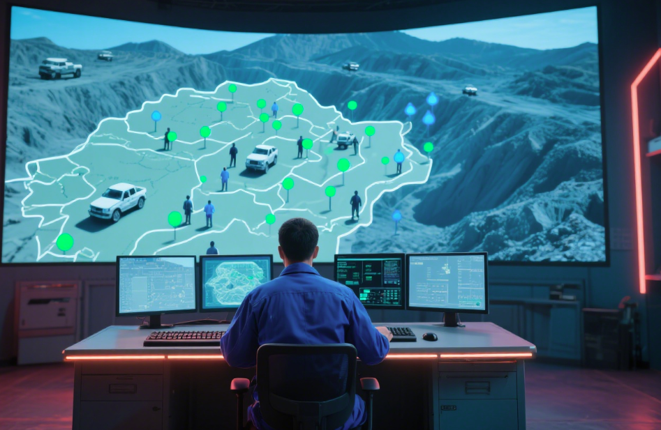 露天礦山厘米級(jí)人車定位系統(tǒng)|人員車輛實(shí)時(shí)監(jiān)控+安全智能調(diào)度解決方案