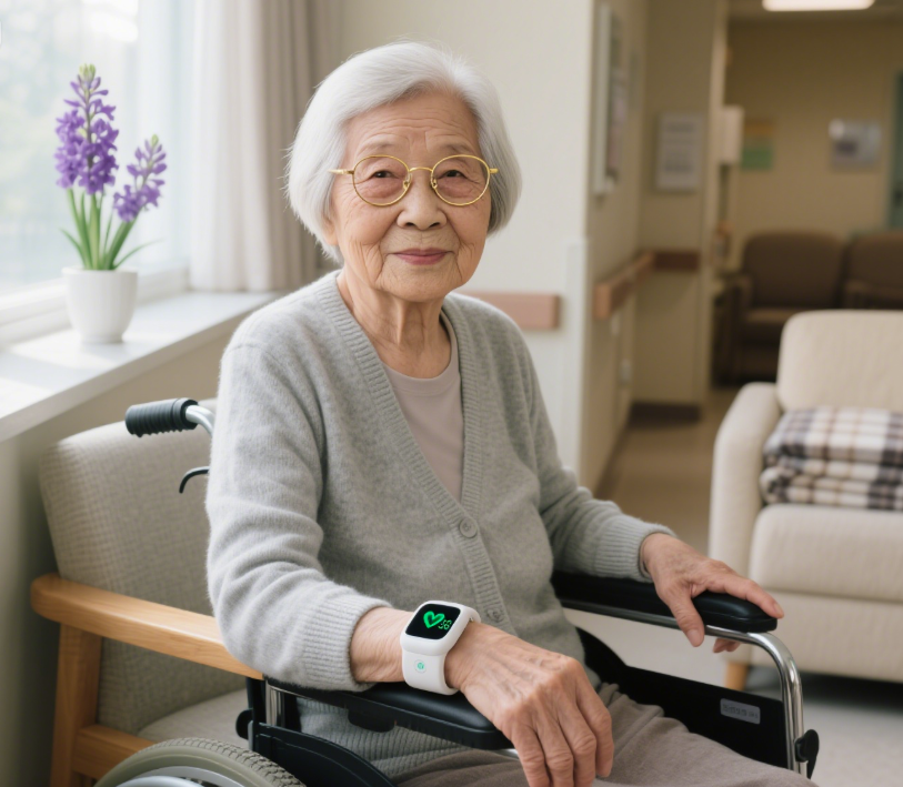 養(yǎng)老院健康監(jiān)測(cè)與定位手環(huán)讓關(guān)愛永不掉線